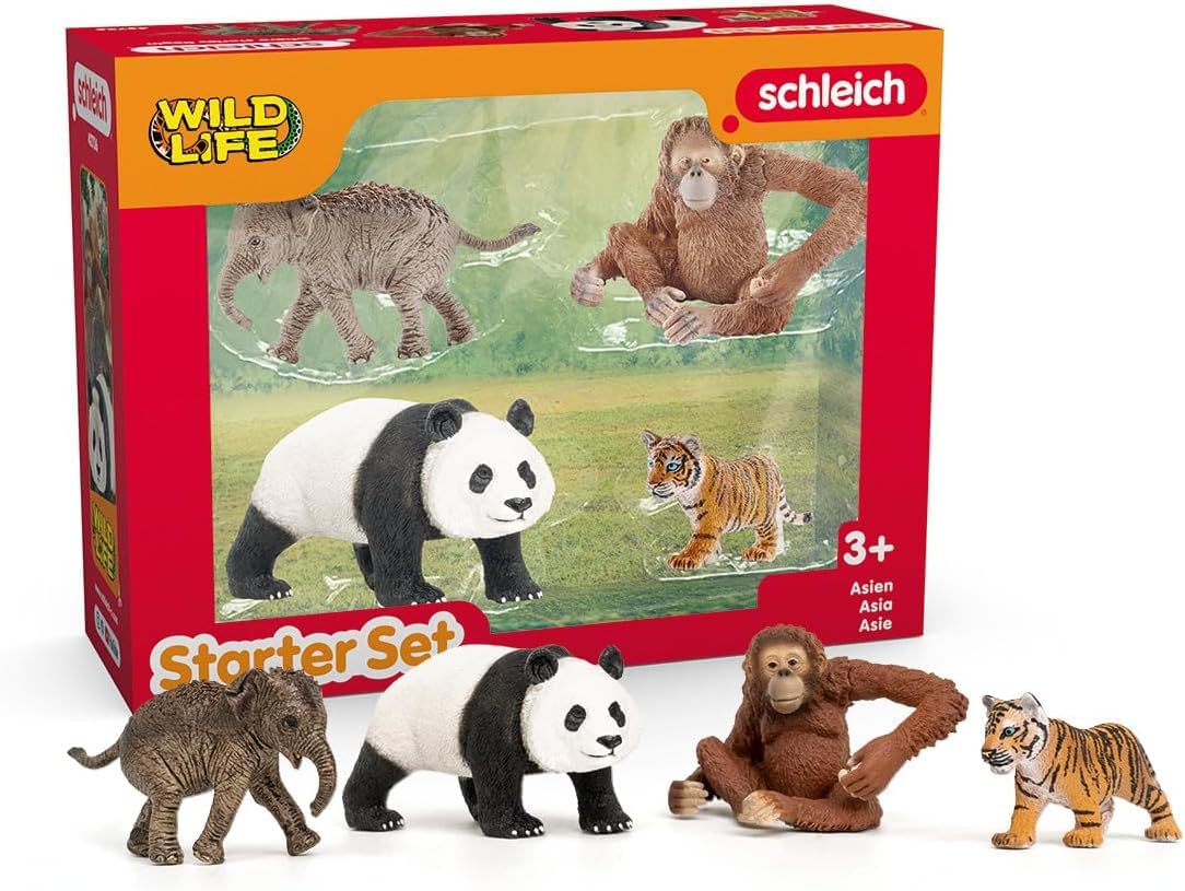 Schleich Животный мир Азиатский мир набор 42736